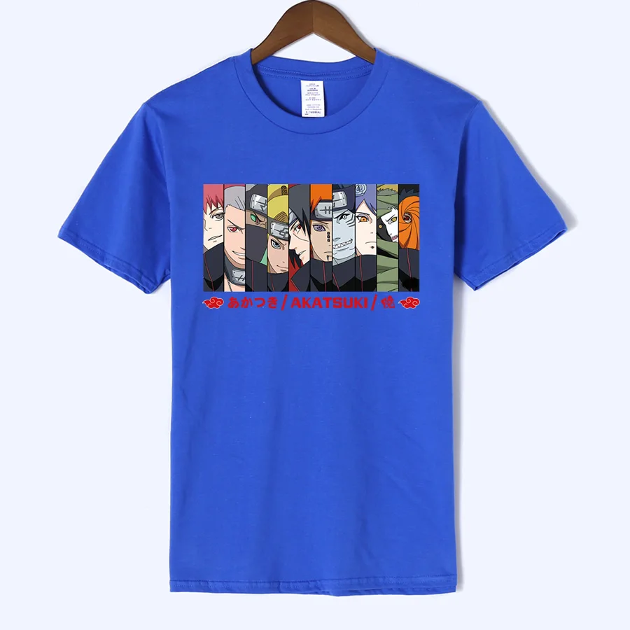 

Japan Cool Harajuku Naruto Tshirt Streetwear Men Summer Fashion Amine T-shirt Casual Cartoon Print male tops Funny T Shirt Boys