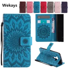 Luxury 3D Sun Flower Magnetic Slots Leather Flip Phone Case For Samsung Galaxy Grand Neo Plus I9060 I9062 Grand Duos I9082 Cover kalaideng protective pu leather case cover stand for samsung galaxy grand neo i9060 golden