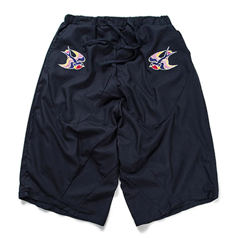 Big Size Shorts Men Solid Baggy Loose Elastic Shorts Cotton Casual Plus