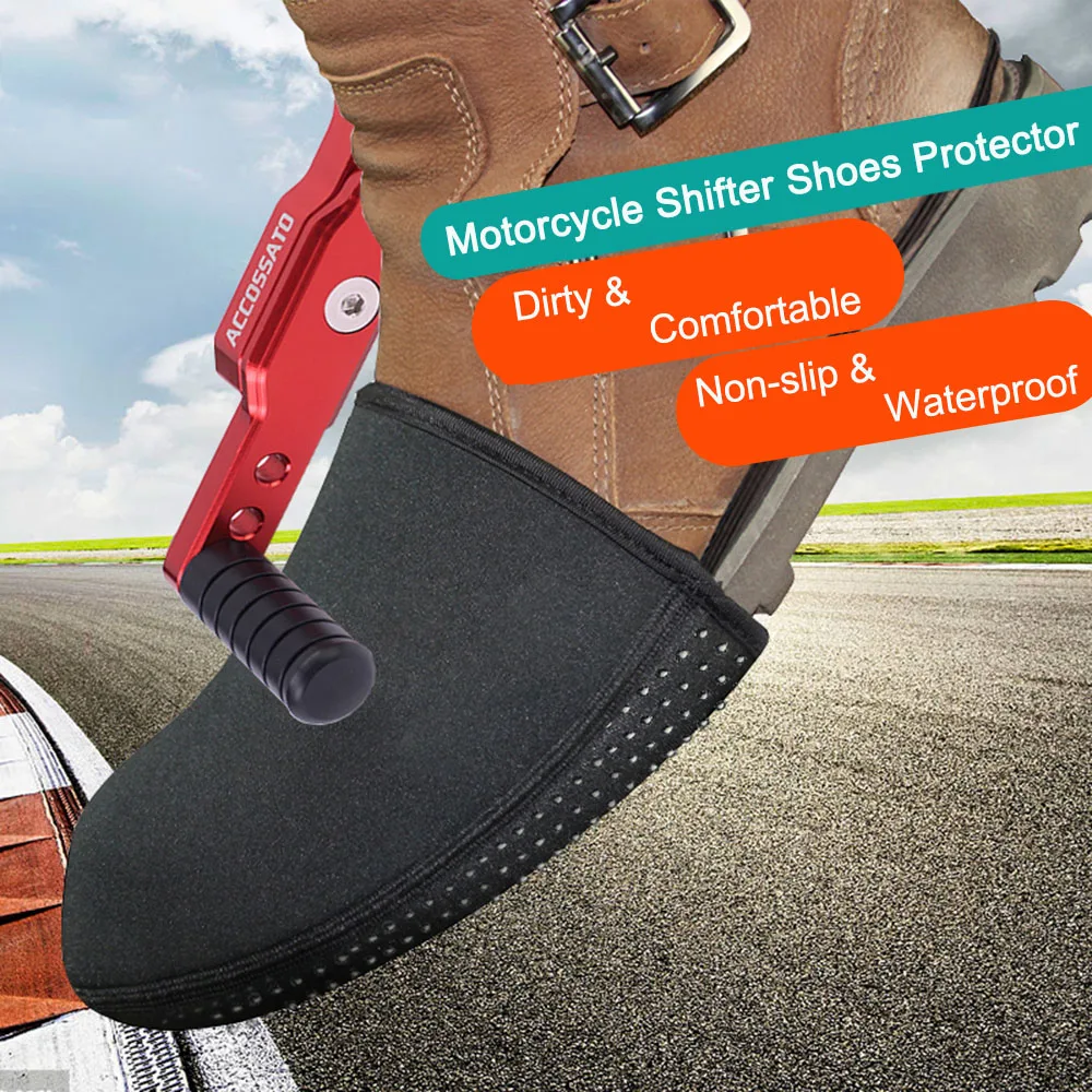

Motorcycle Shifter Shoes Protector Riding Wear-resistant Antiskid Boots Cover Gear Shifter Boots & Shoes Protector Accessories