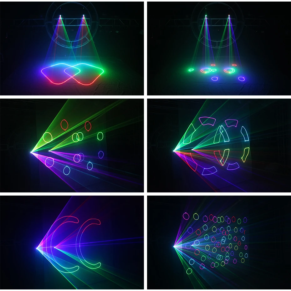 ALIEN 1 Вт 2 Вт DMX RGB Ilda анимационный лазерный прожектор сканер профессиональное сценическое Освещение DJ диско-бар Клубные вечерние свадебные эффект
