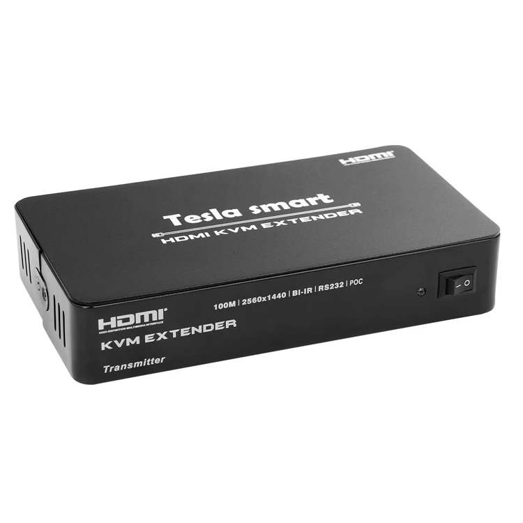 Tesla smart Multi-function HDMI KVM Extender 100 м HDMI KVM + аудио удлинитель по CAT5e/6 (1 удлинитель TX + 1 удлинитель RX)