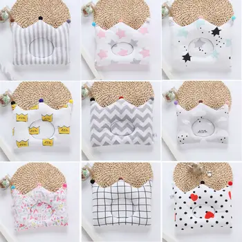 

Cute Baby Pillow Infant Newborn Memory Foam Pillow Prevent Flat Head Anti Roll Adjustable Support Hot