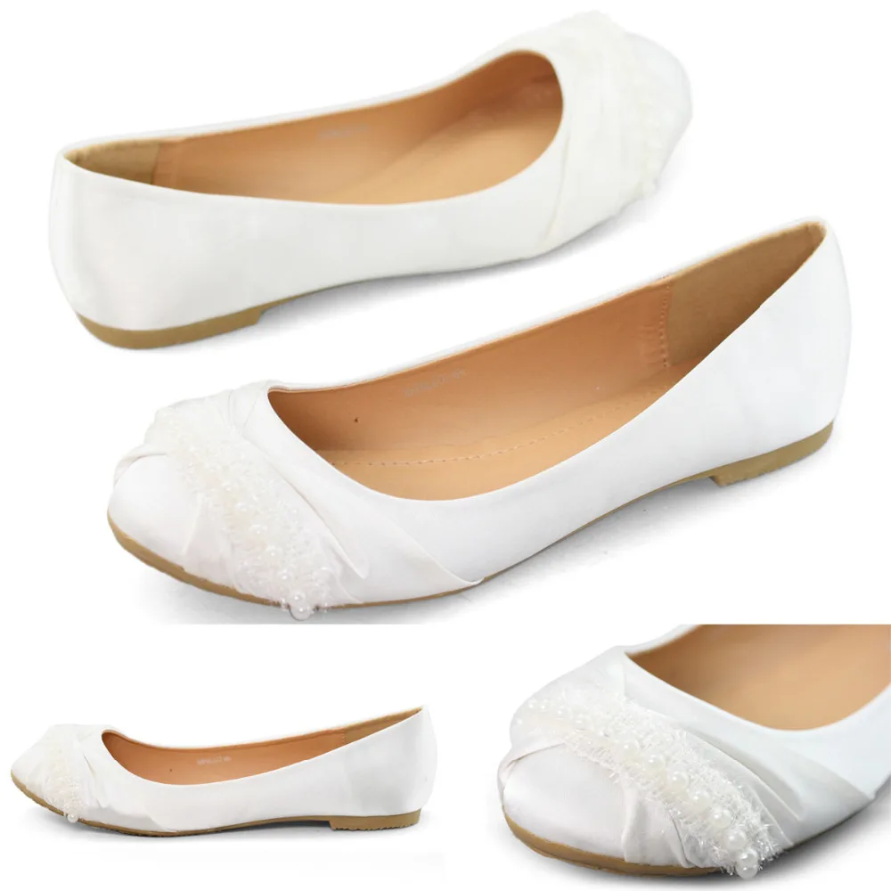 white flats payless