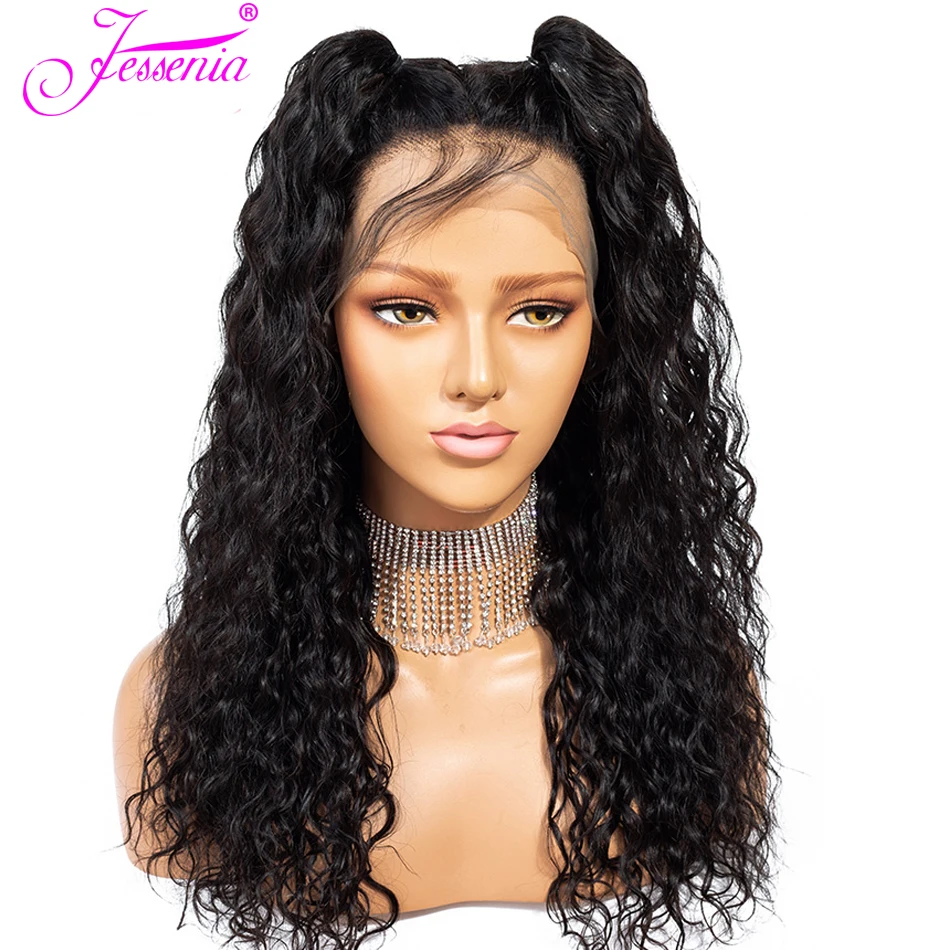 Brazilian Deep Wave 13*4 Lace Front Human Hair Wigs For Women With Baby Hair Pre Plucked Lace Front Wig