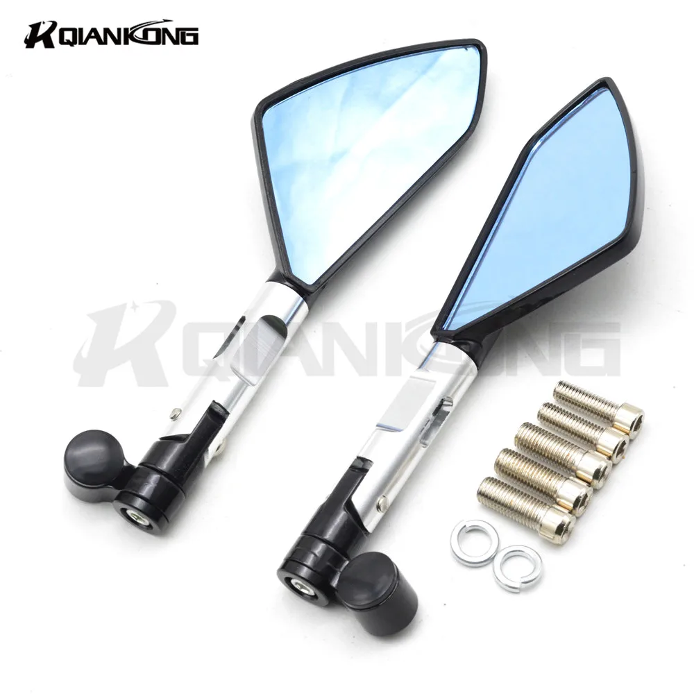 New Arrival Pair Motorcycle Rear View Mirrors Universal Chrome Oval Side Mirrors For Yamaha tmax 530 tmax  500