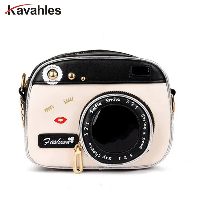 

2019 Fashion Camera Shape Shoulder Bag Personality Camera Modeling Bag Women Messenger Chain Bag Cheap Women Handbags PP-864