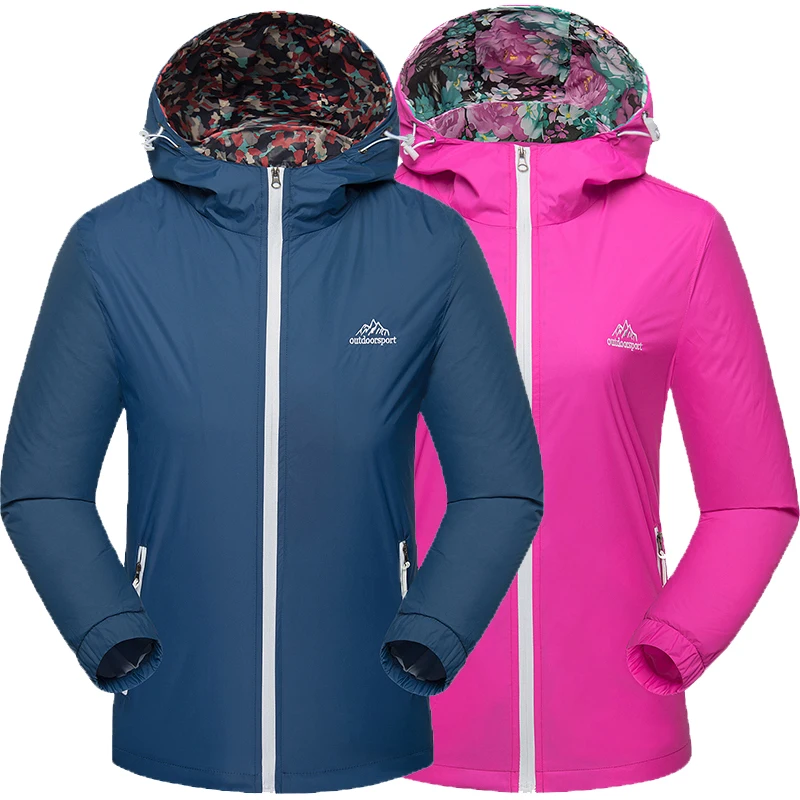 

New 2018 Men Women outdoor thin Jacket coat for men Camping Hiking Windbreaker male Softshell jackets jaqueta windproof couples