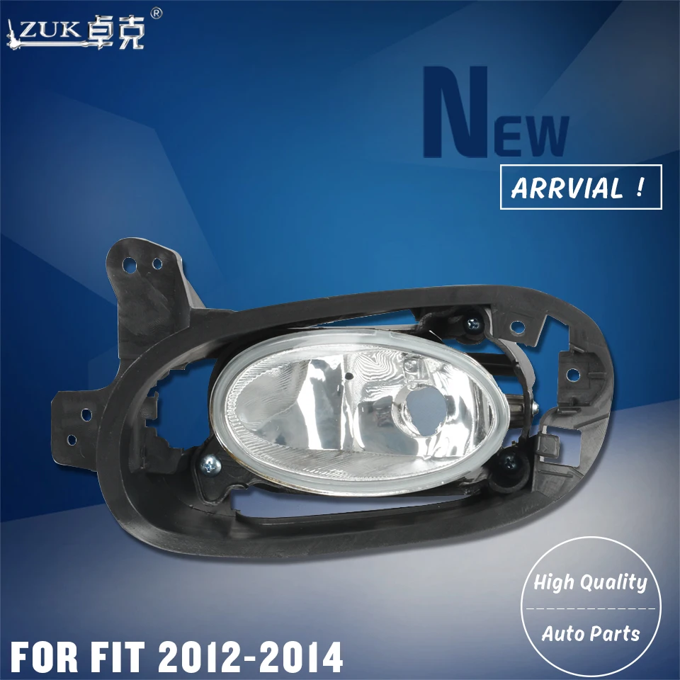 

ZUK Brand New Left Right Fog Light Fog Lamp Front Bumber Light FOR HONDA FIT JAZZ 2012 2013 2014 FIT JAZZ HYBRID GP1 2013 2014
