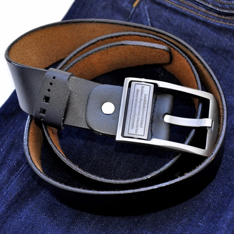 Мужской ремень из натуральной кожи Роскошный деловой 125 см|feragamo belt|belt for menbelt business |