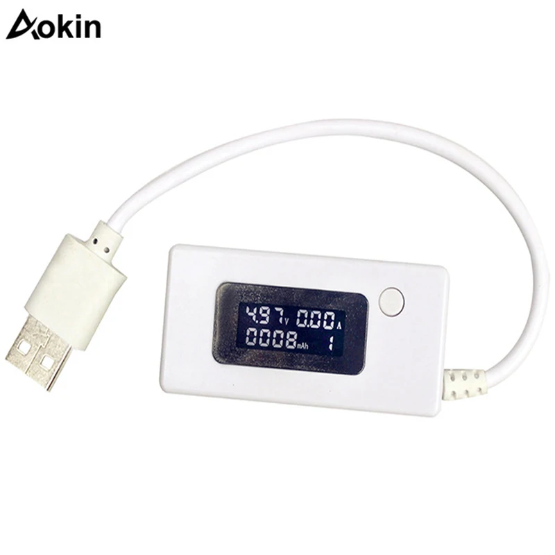 LCD Micro USB Charger Battery Capacity Voltage Current Tester Meter Detector for Smartphone Mobile Power Bank