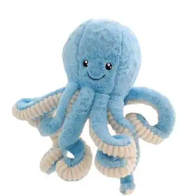 blue mini octopus plush