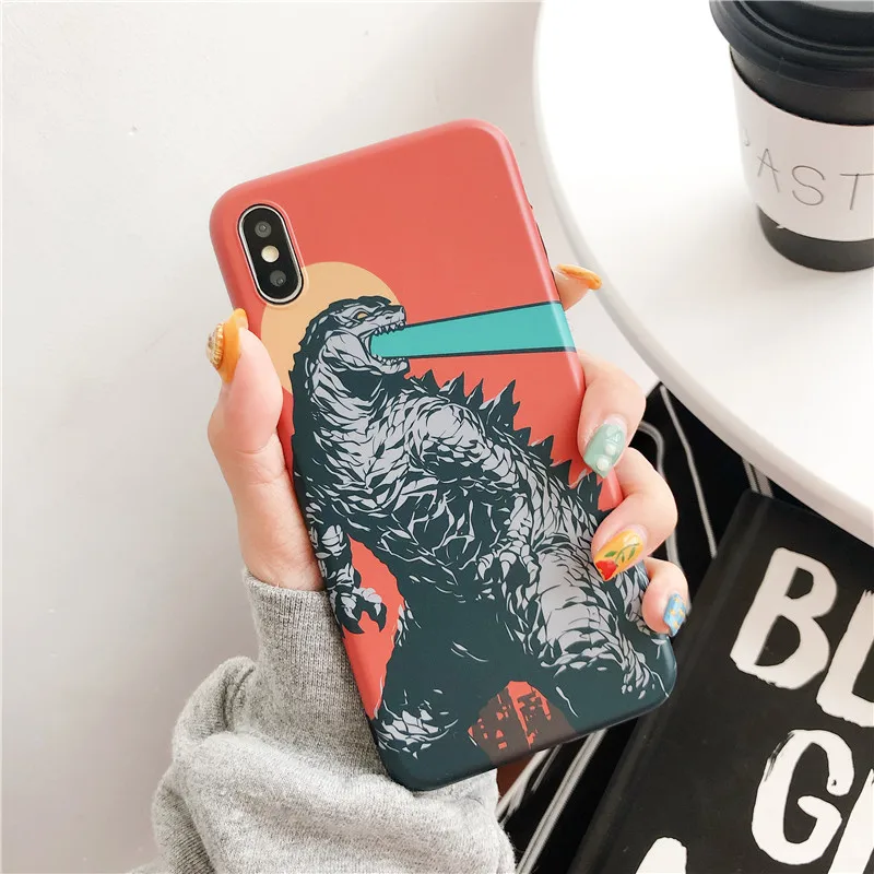 

Cartoon Monstrosity phone Cases for iphone XS Max X XR XS Soft TPU case For iphone 6 6s 7 8 plus Soft Cases Capa back cover