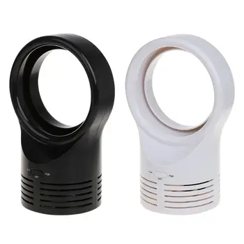 

Portable Mini Bladeless Fan Adjustable Two Speed Super Quiet Air Fans For Home Car
