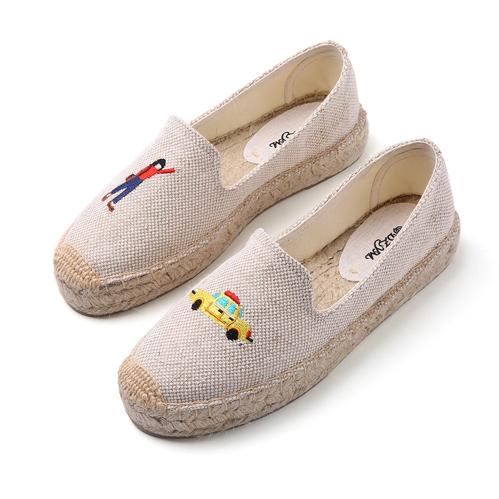 beige platform espadrilles
