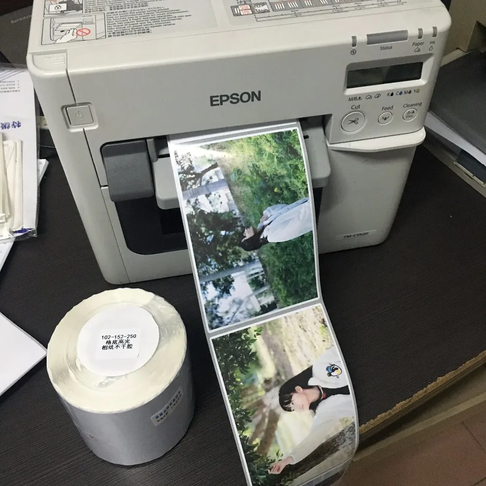 Compatíveis da Etiqueta do Jato de Tinta dos pp para Primera Rolos Impermeáveis Lustrosos Matte Epson 3400 3500 7500 - 4 High Quality Material escolar e de escritório