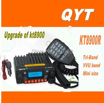 

DHL Freeshipp+2pcs/lot NEW QYT KT-8900R kt8900r Mini Mobile Transceiver Tri-band 2 way Radio KT8900 Upgraded Car radio Station