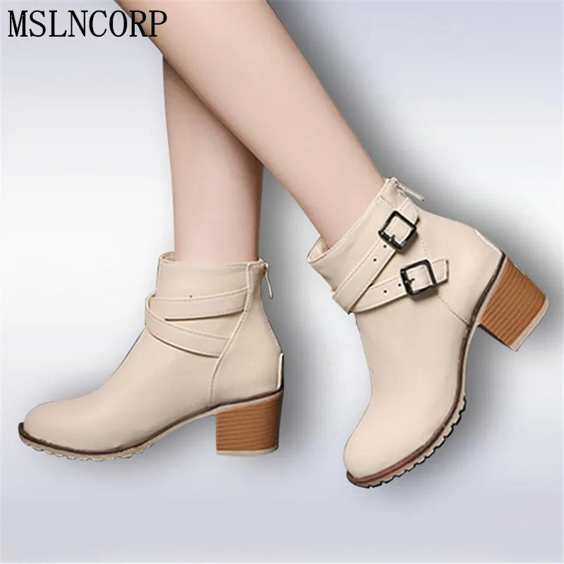 Autumn and winter women shoes vintage Europe star fashion women high ...