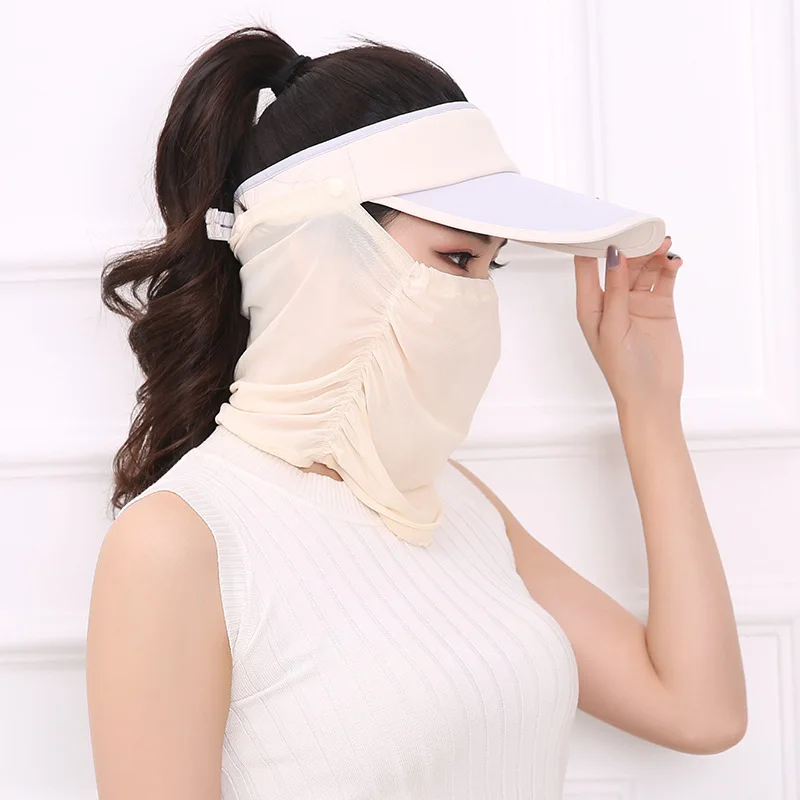 3 шт./упак. летняя Солнцезащитная шляпа для мужчин и женщин х-б маска для лица анти ультрафиолетовая шляпа сложенная маска для защиты от пыли печать маска