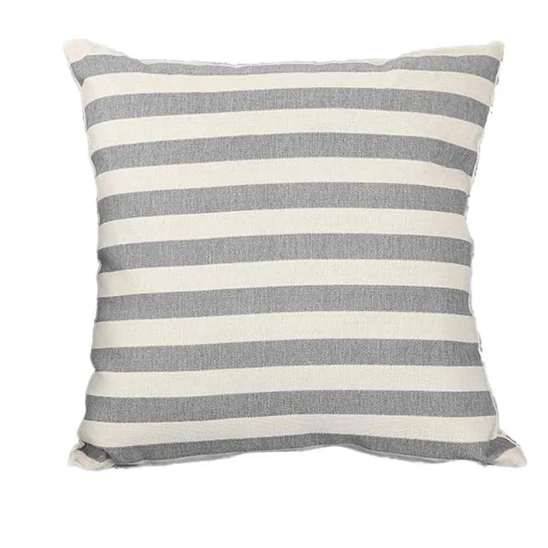 Stripe Print Sofa Bed Home Decoration Festival Pillow Case Cushion Cover2