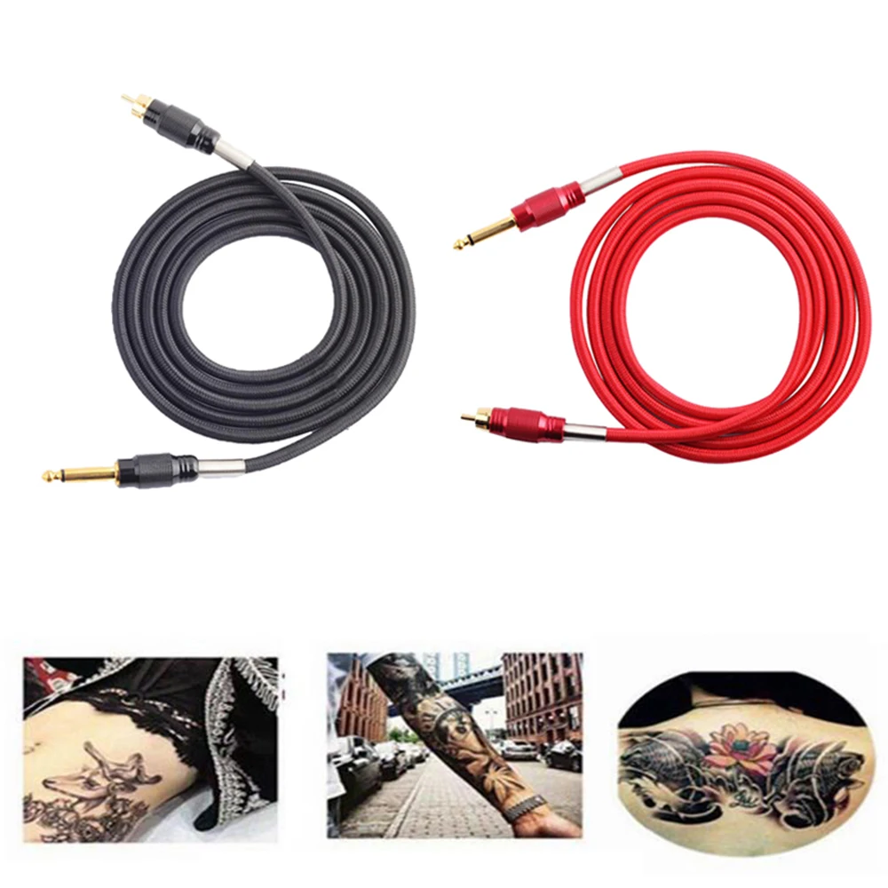 

Tattoo Power Supply Connection Cable Clip Cord for Pen Type Tattoo Machine Gun Liner Shader for Tattoo accesories Hook Line