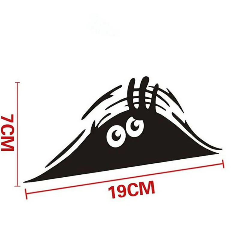 Забавный подглядывающий Монстр авто стены окна стикеры графическая Виниловая наклейка для автомобиля импортные товары Горячая Распродажа