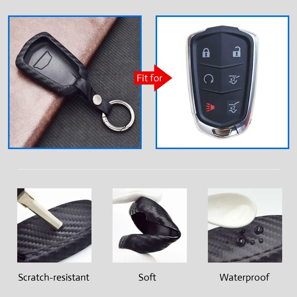 Cadillac Carbon Fiber Smart Key Cases (2)