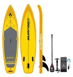 SURFREN все Round320i надувные серфинга встать весло доска iSUP серфинг Paddleboard Вейкборд kayakboat size320 * 81*15 см