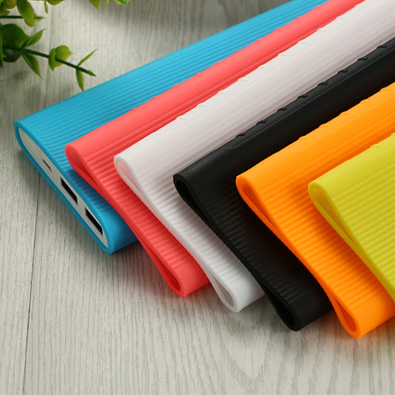 Чехол для Xiaomi Mi Power Bank 2 10000 мА/ч резиновый чехол защитный силиконовый чехол|Сумки