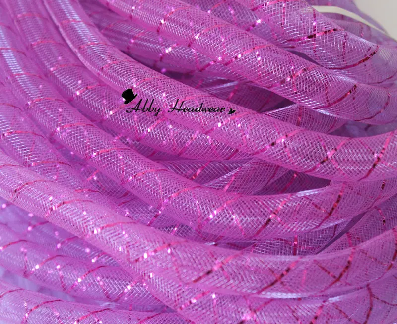 Фиолетовый с фиолетовой нитью трубчатый кринолин CYBERLOX 60 ярдов 16 мм