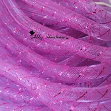 Фиолетовый с фиолетовой нитью трубчатый кринолин CYBERLOX 60 ярдов 16 мм