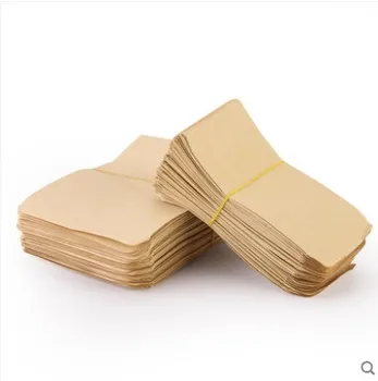 

100Pcs 9*13cm adhesive Kraft paper bag Breeding bagging Immersion bag Rice corn wheat oil seed storage bag fruit