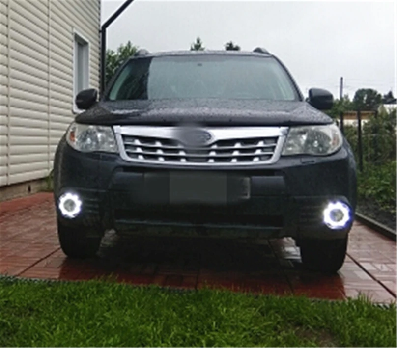 Автомобильная проблесковая для Subaru Forester 2009 2010 2011 2012 Led DRL лампы авто-Стайлинг светодиодные дневные, вождения, бега, светильник s реле туман светильник