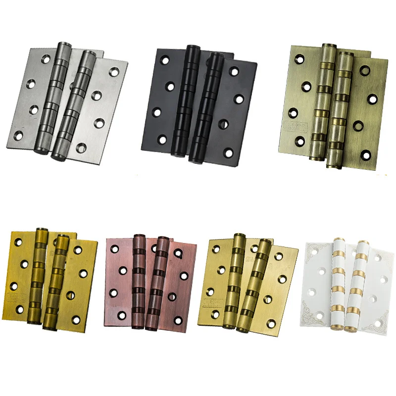 New 4" Wooden Door Flap Hinge Counter Back with Screw Stainless Steel