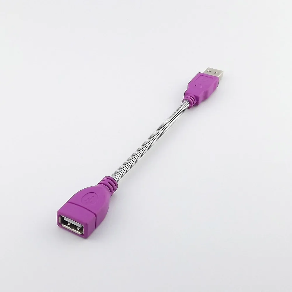 20 штук USB 2,0 A расширяющийся гибкий металлический кабель-стойка USB 2,0 «Папа-папа» USB 2,0 разъем Cable15cm