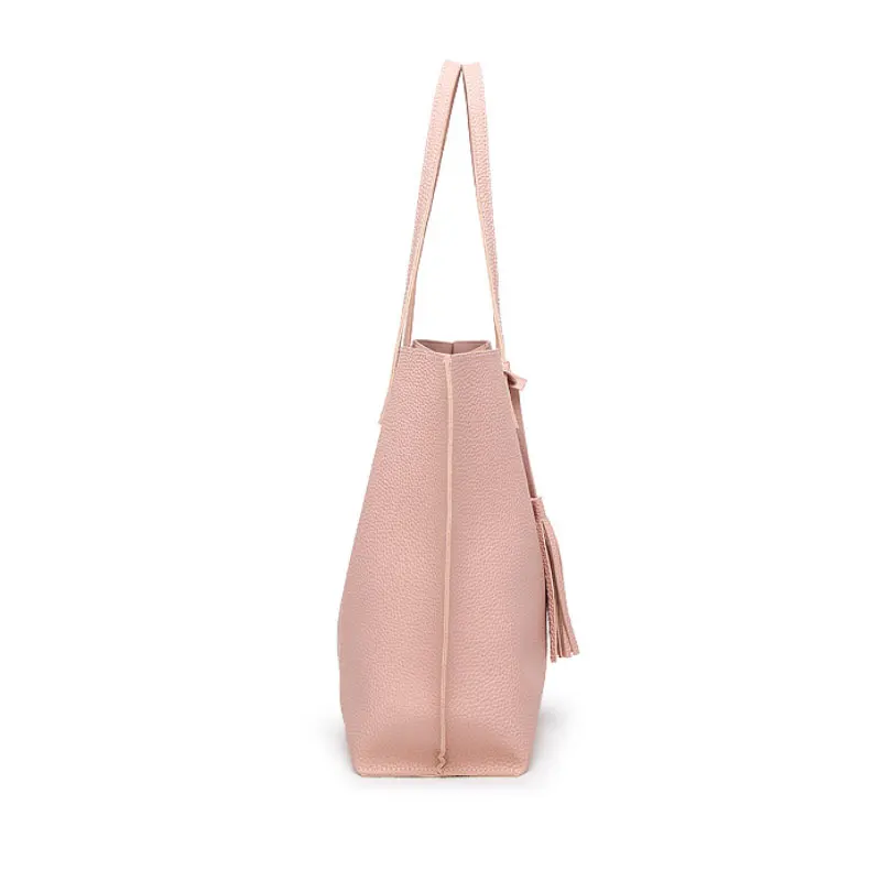  Ankareeda Luxury Brand Women Shoulder Bag Soft Leather TopHandle Bags Ladies Tassel Tote Handbag Hi - 32726994326