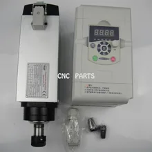 CNC мукомольный Шпиндельный двигатель с воздушным охлаждением шпинделя 4KW 4 подшипники и 4.0kw VFD/инвертор частотно регулируемый привод регулировка скорости вращения шпинделя