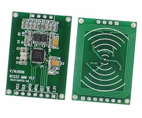 

SPI RC522 RFID Module Card Reader Sensor Module Writer Module I2C IIC Interface IC Card RF Ultra-Small RC522 13.56MHz