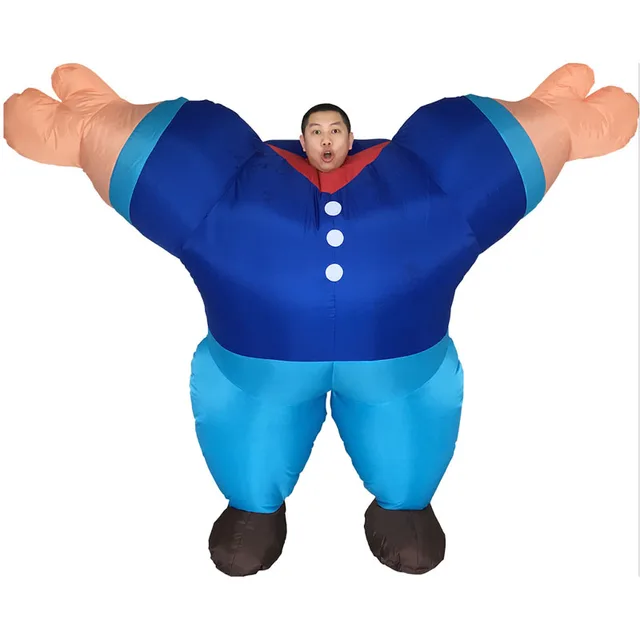 Mr Fitness Halloween Inflatable Costume Hercules Costume Party Cosplay ...