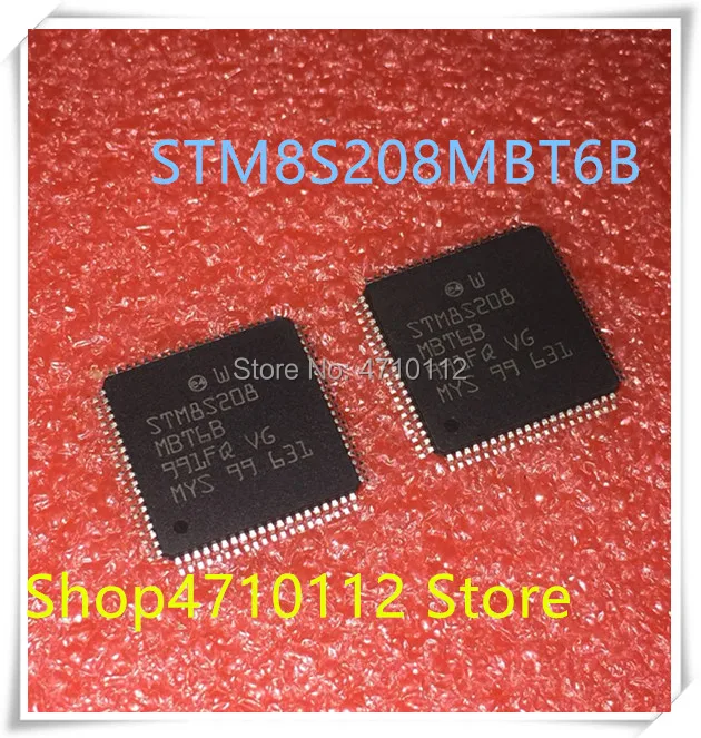 NEW 10PCS LOT STM8S208MBT6B STM8S208 MBT6B STM8S208MBT6 LQFP 80 IC