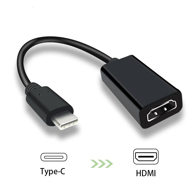 Type c to HDMI USB-C-HDMI кабель конвертер 3 в 1 Тип C переключатель в HDMI 4K кабель адаптер 1080P для samsung huawei Usb 3,1 Thunderbolt 3 - Цвет: Type c to HDMI