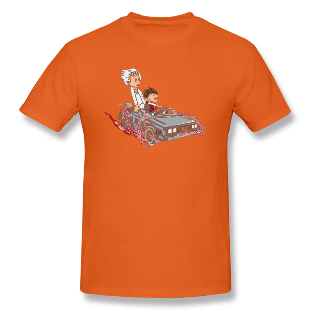 0110BK191 Tops T Shirt Prevalent Crewneck comfortable Short Sleeve Cotton Fabric Mens T-shirts Comics Tee-Shirt 0110BK191 orange