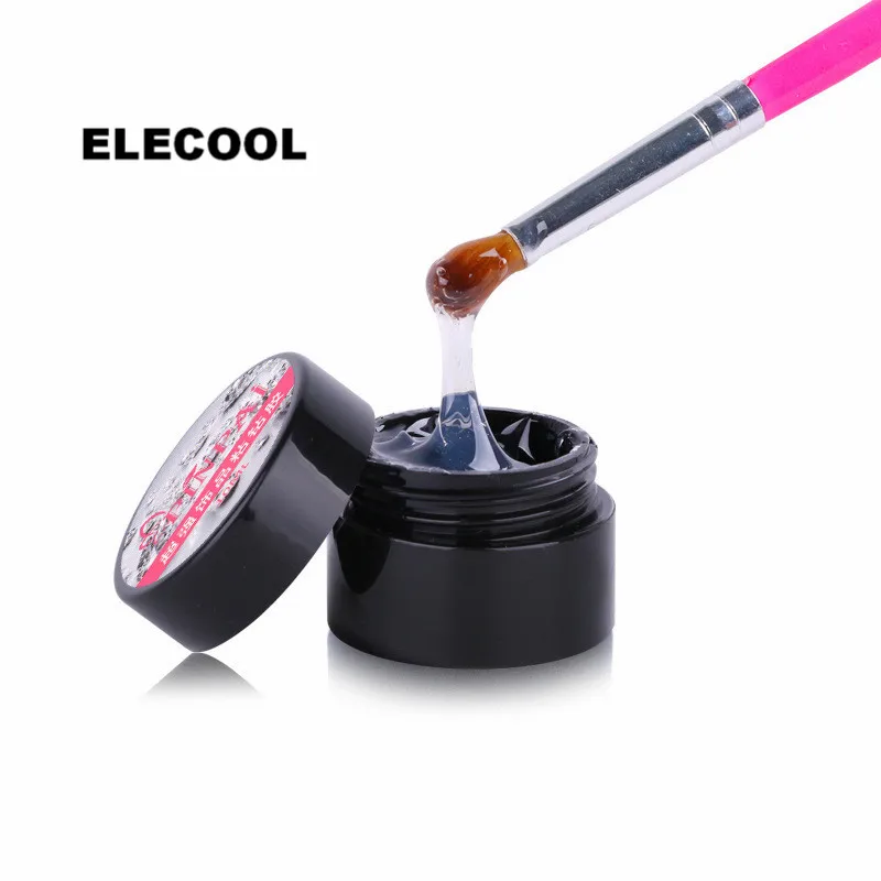 ELECOOL Nail Super Strong Glue Non Toxic Transfer Tips Clear Metal Acessories Strong Adhesive