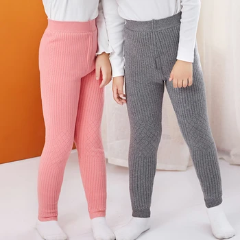 

Kid Winter Warm Thick Legging Girls Fleece Lined Comfortable Leggings Boys New Fashion Velet Skinny Soft Pants Trousers AA60499