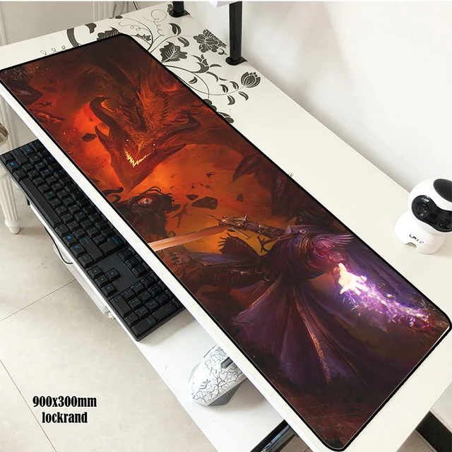 GULID WARS 2-Tapis de souris gamer 900x300mm, long, pour notebook