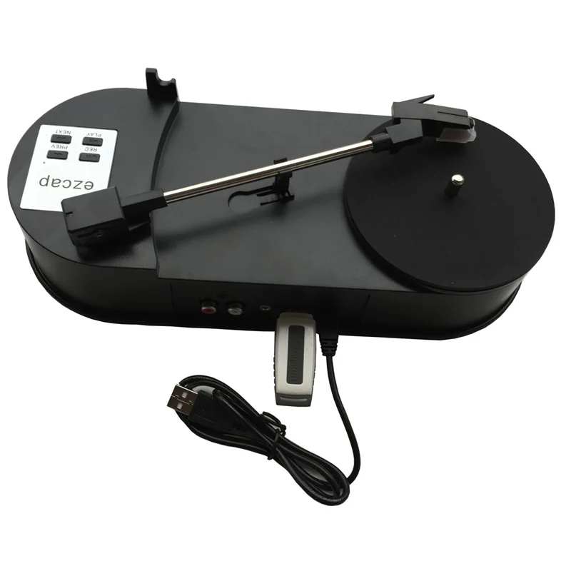 

Vinyl turntable to mp3 converter audio capture card, convert vinyls to mp3 save in USB flash drive or SD Card directly