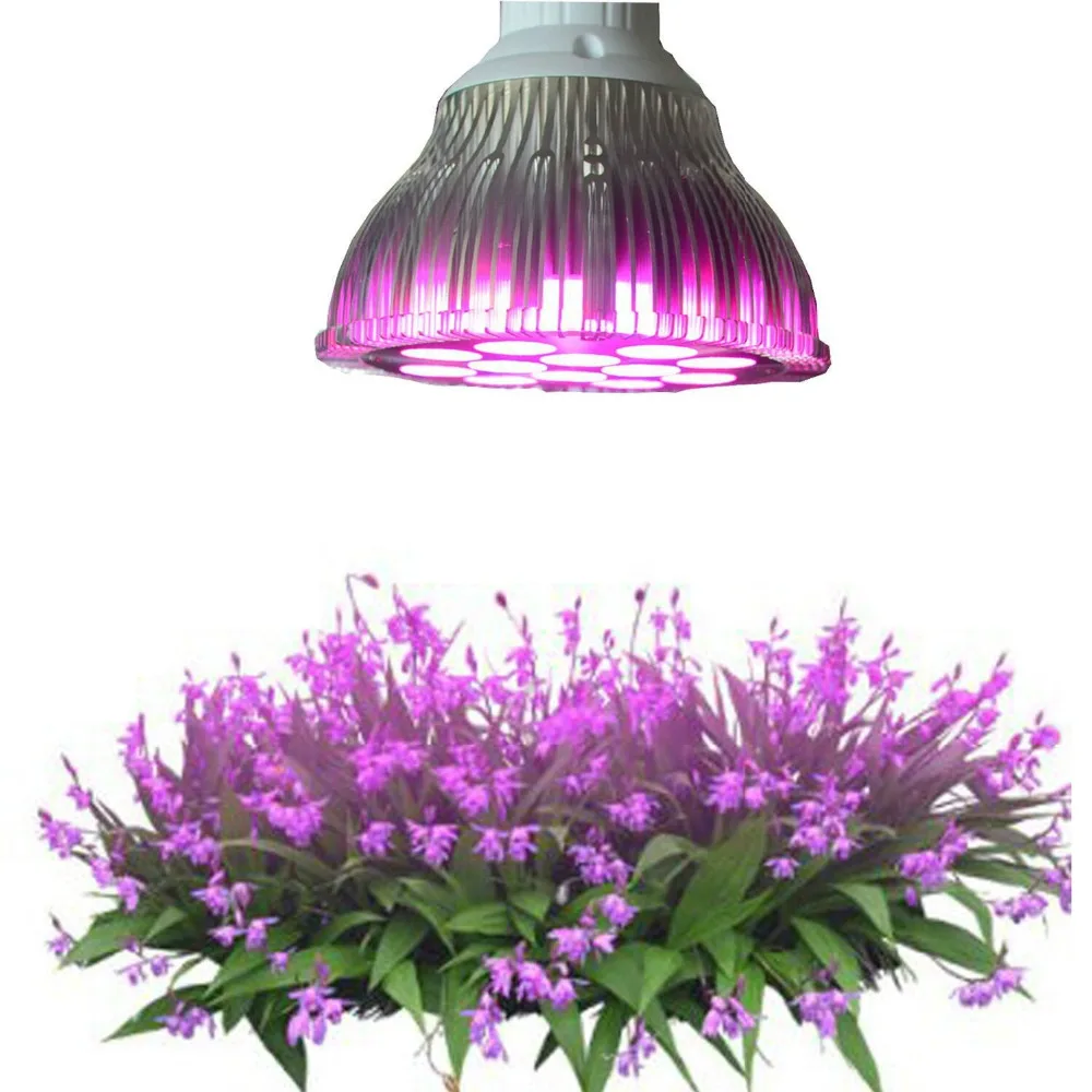 Полный спектр E27 15 Вт 21 Вт 27 Вт 36 Вт 45 Вт 54 Вт Светодиодный светильник для выращивания растений Гидропоника для растений орхидеи саженцы комнатный мини-кактус-завод