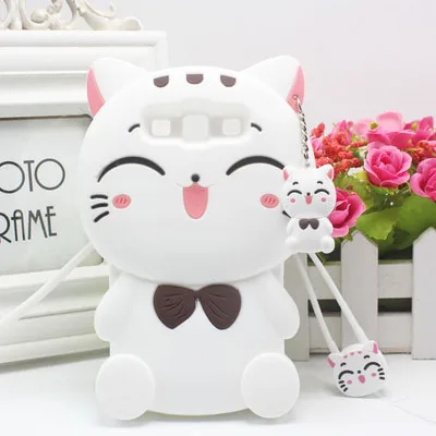 Cute !! Cartoon animal 3D Silicone Phone Case Cover For Samsung Galaxy S3 S4 S5 S6 S7 Edge S8 Plus J3 J5 J7 A5 A7 2016 2017 2015