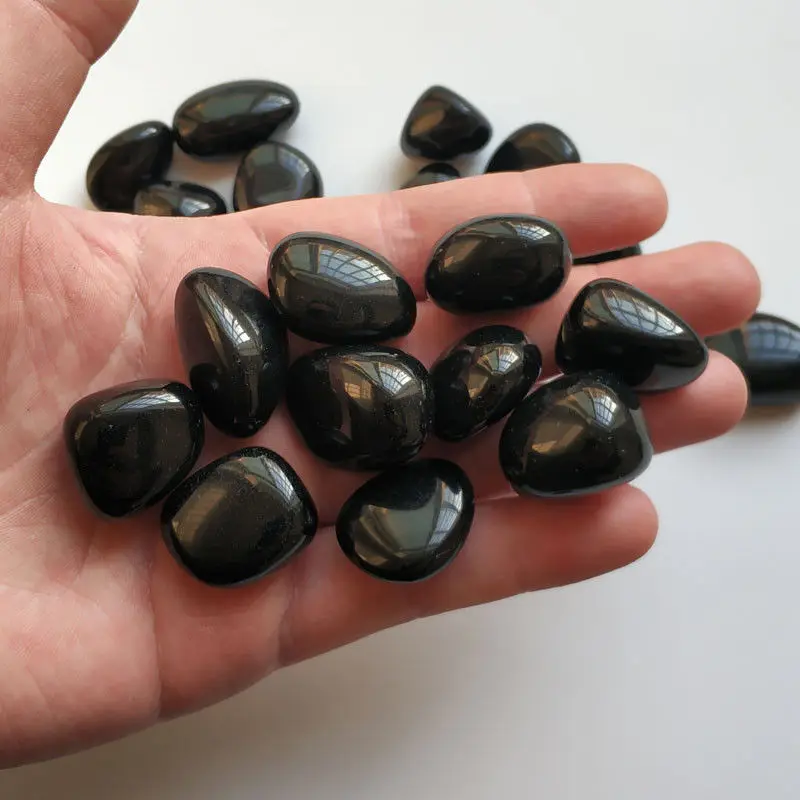 black obsidian crystal