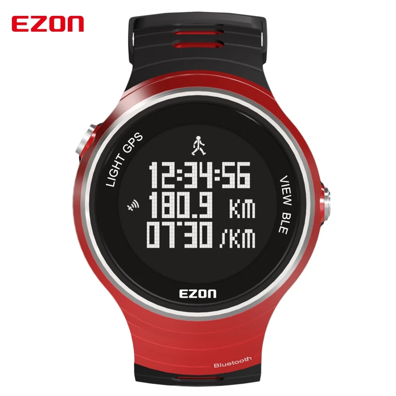 Famous Brand EZON G1 Men Sport Watch GPS Track Bluetooth Smart Intelligent Sports Running Watch Men Digital Watches for Phones